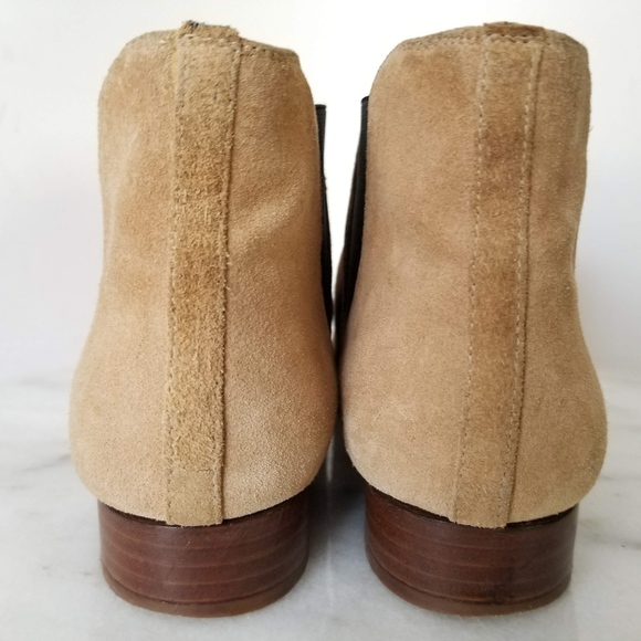 J.CREW Low Suede Pull On Boots Ankle Chelsea - Picture 5 of 8